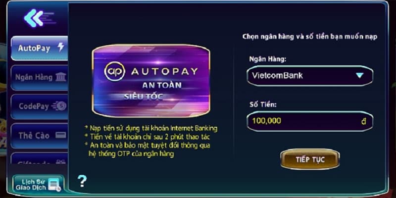 Lưu ý khi nạp tiền Ontop88